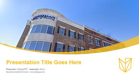 Devry University-North Carolina Course/Courseware Creation PPT Template