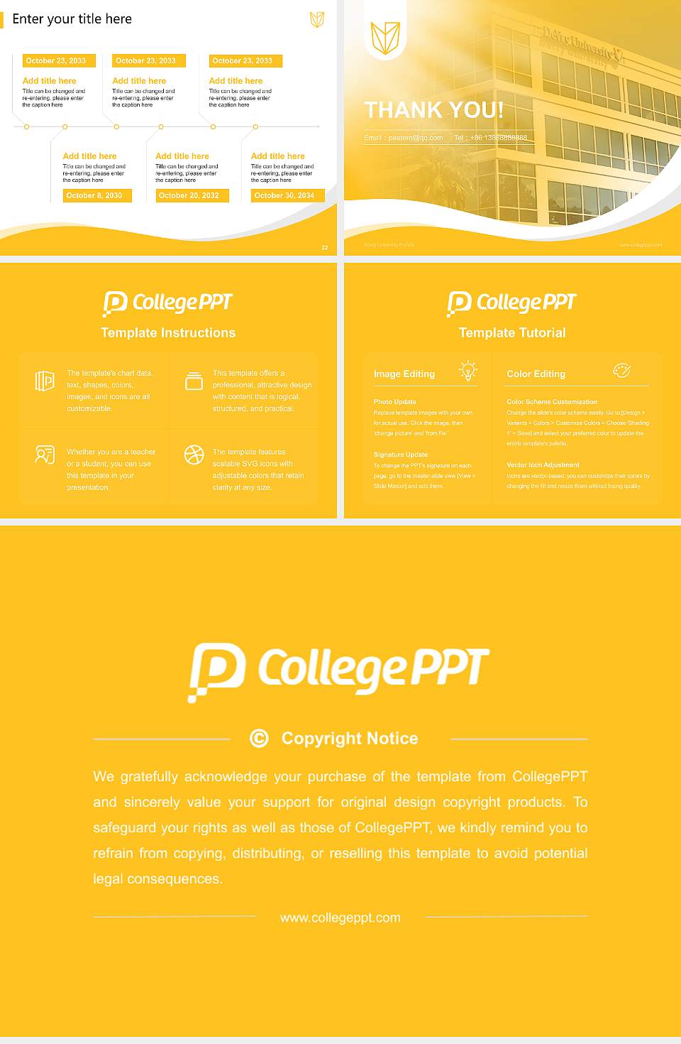 Devry University-Florida Lecture Sharing and Networking Event PPT Template4:3 ratio PPT effect preview image4