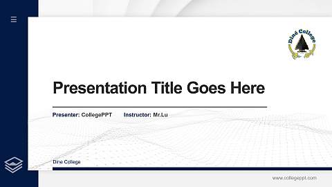 Dine College Thesis Proposal/Graduation Defense PPT Template