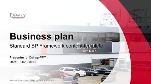 Dewey University-Hato Rey Competition/Entrepreneurship Contest PPT Template