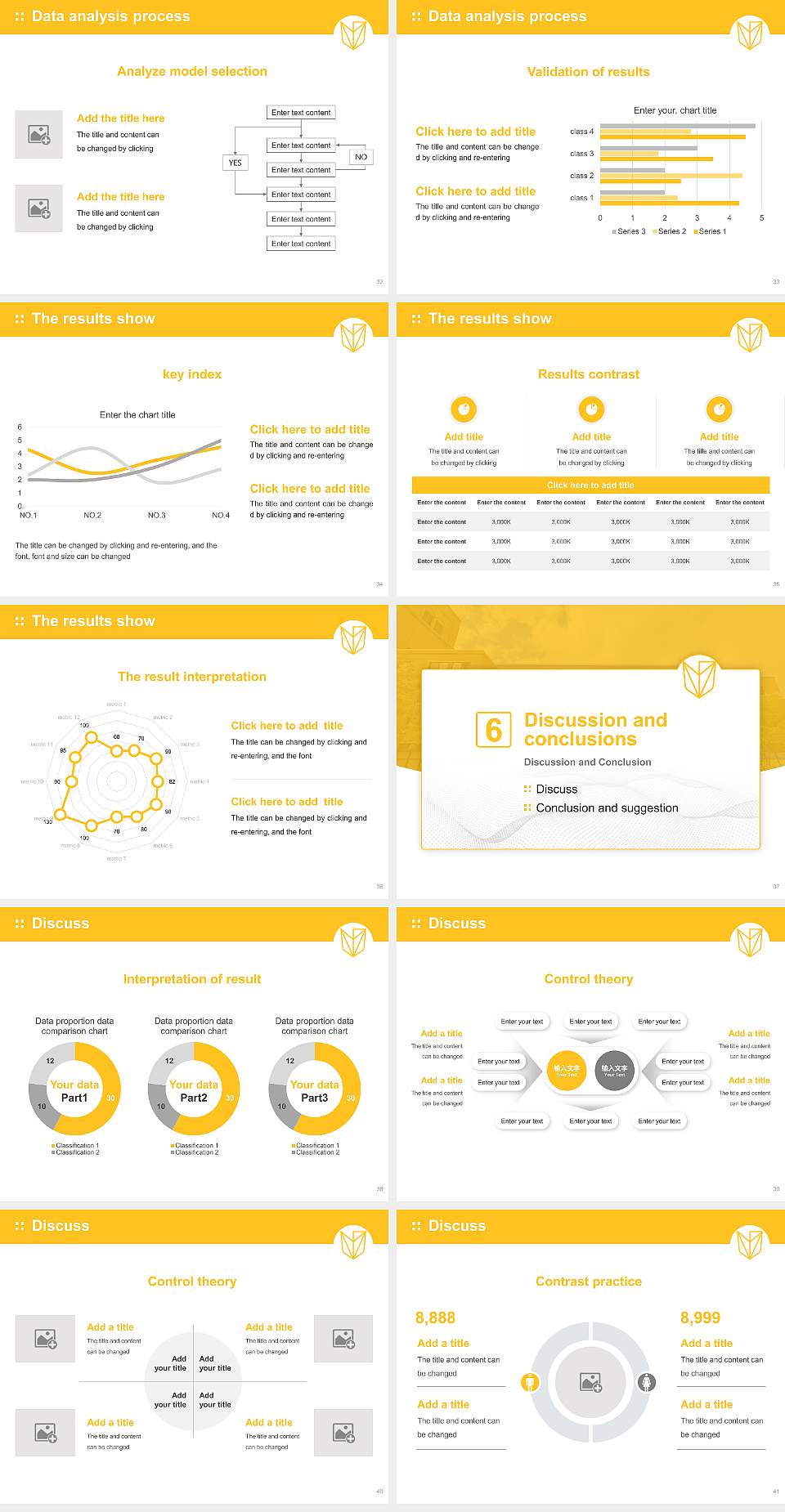 Devry University-Illinois Graduation Thesis Defense PPT Template4:3 ratio PPT effect preview image5