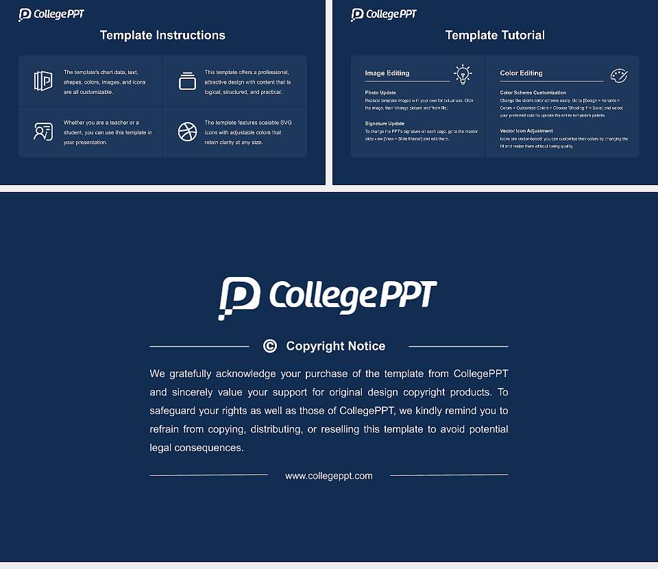 Dickinson State University Academic Presentation/Research Findings Report PPT Template16:9 ratio PPT effect preview image5