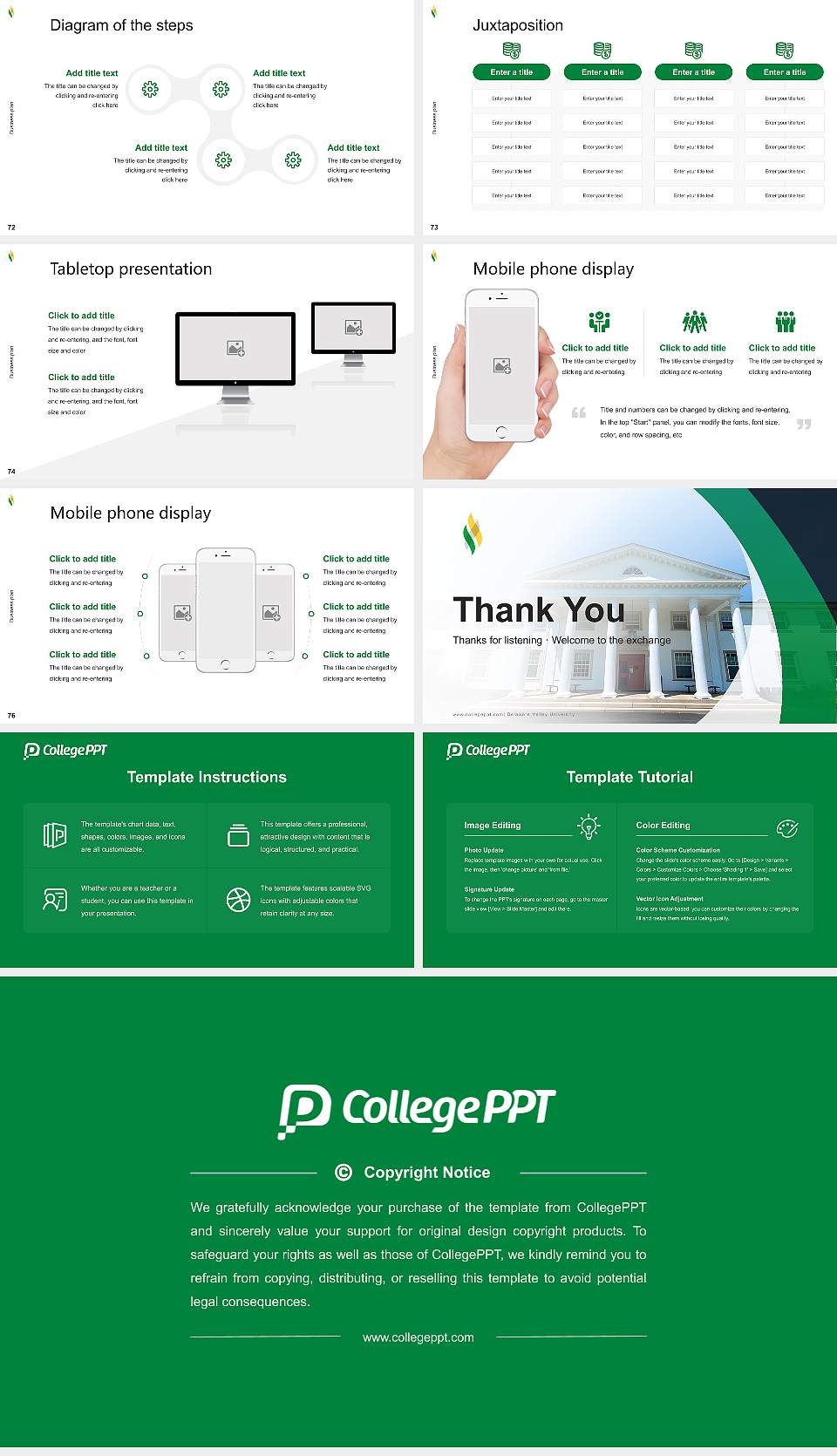 Delaware Valley University Competition/Entrepreneurship Contest PPT Template16:9 ratio PPT effect preview image9