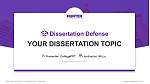 Hunter College Graduation Thesis Defense PPT Template