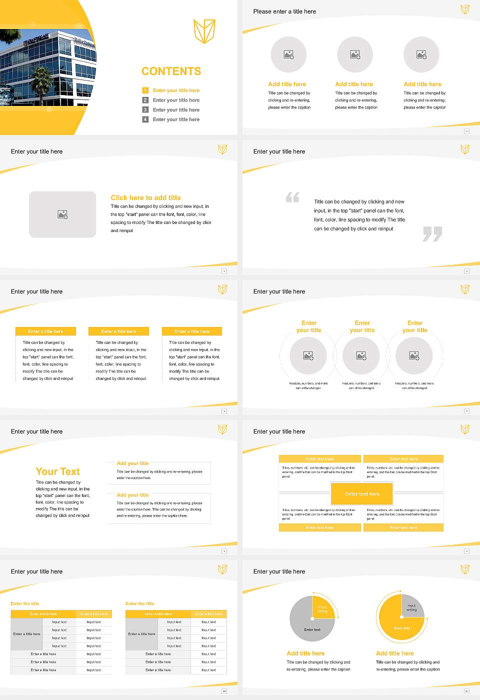Devry University-Florida Course/Courseware Creation PPT Template16:9 ratio PPT effect preview image2