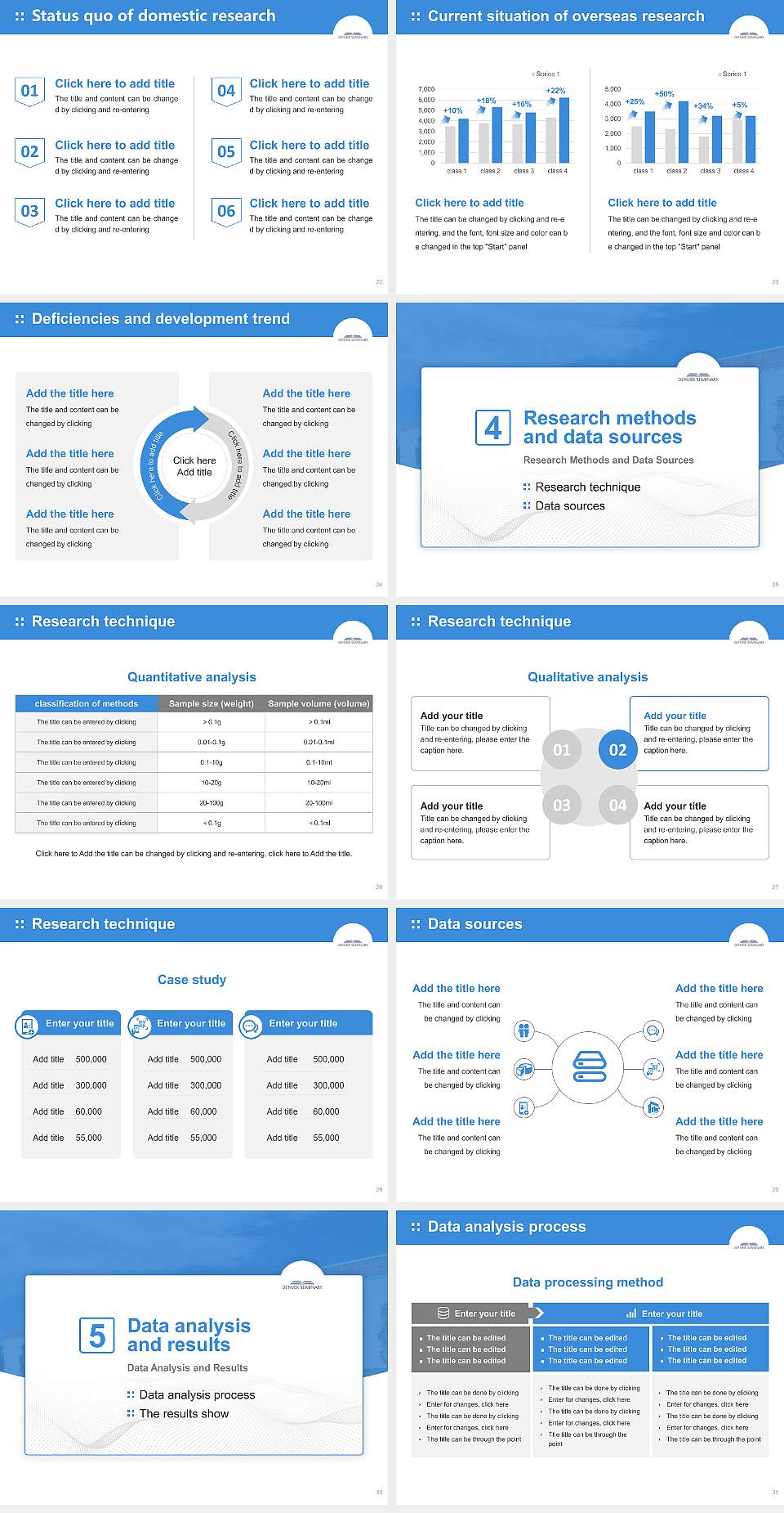 Denver Seminary Graduation Thesis Defense PPT Template4:3 ratio PPT effect preview image4