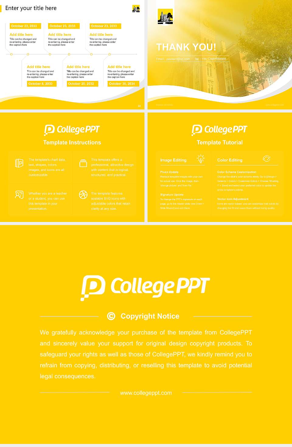 Depauw University Lecture Sharing and Networking Event PPT Template4:3 ratio PPT effect preview image4