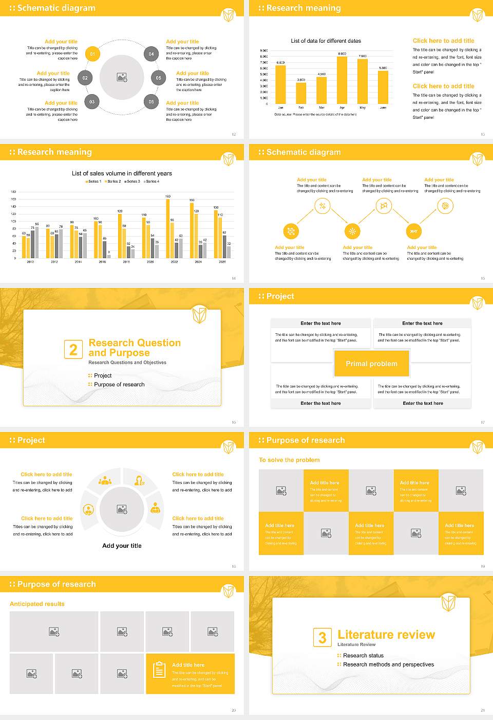 Devry University-Georgia Graduation Thesis Defense PPT Template16:9 ratio PPT effect preview image3