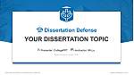 Depaul University Graduation Thesis Defense PPT Template