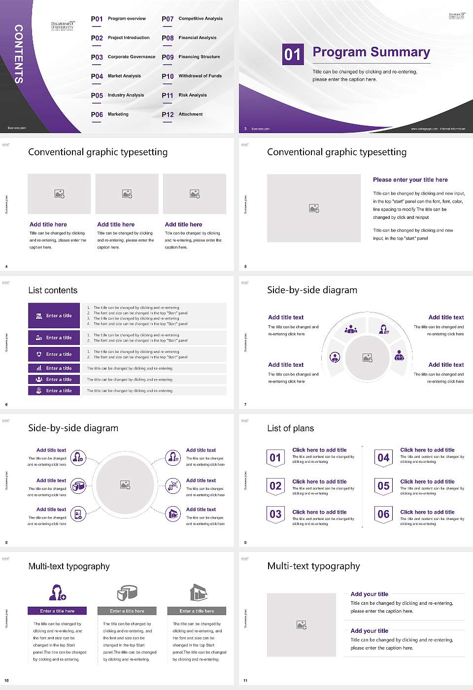 Des Moines University-Osteopathic Medical Center Competition/Entrepreneurship Contest PPT Template16:9 ratio PPT effect preview image2