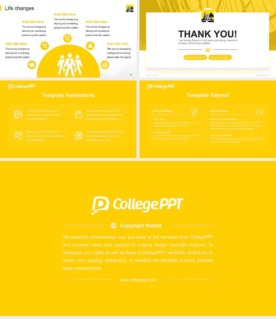 Depauw University National Scholarship Defense PPT Template16:9 ratio PPT effect preview image4