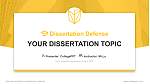 Devry University-Pennsylvania Graduation Thesis Defense PPT Template