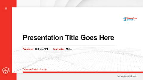 Delaware State University Thesis Proposal/Graduation Defense PPT Template