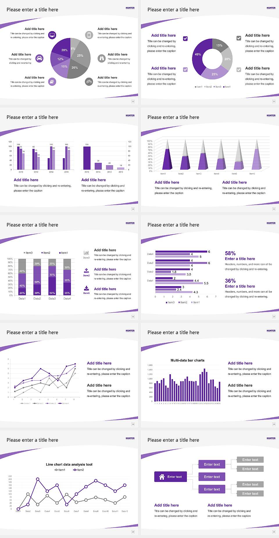 Hunter College Course/Courseware Creation PPT Template4:3 ratio PPT effect preview image3