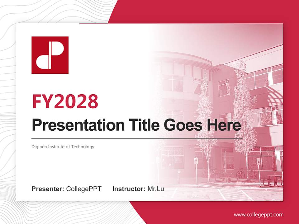 Digipen Institute of Technology Academic Presentation/Research Findings Report PPT Template4:3 ratio PPT effect preview image5