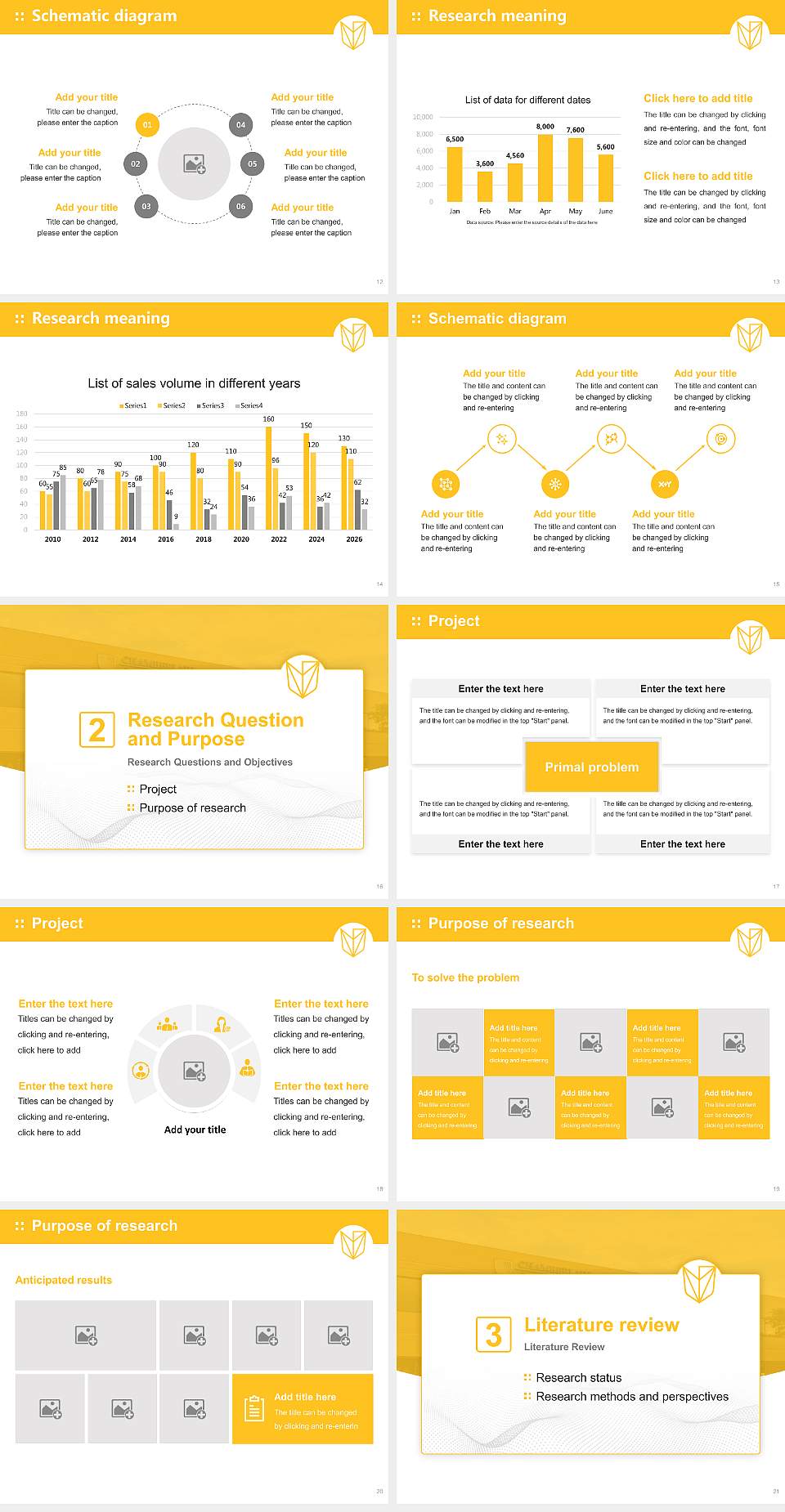 Devry University-Texas Graduation Thesis Defense PPT Template4:3 ratio PPT effect preview image3