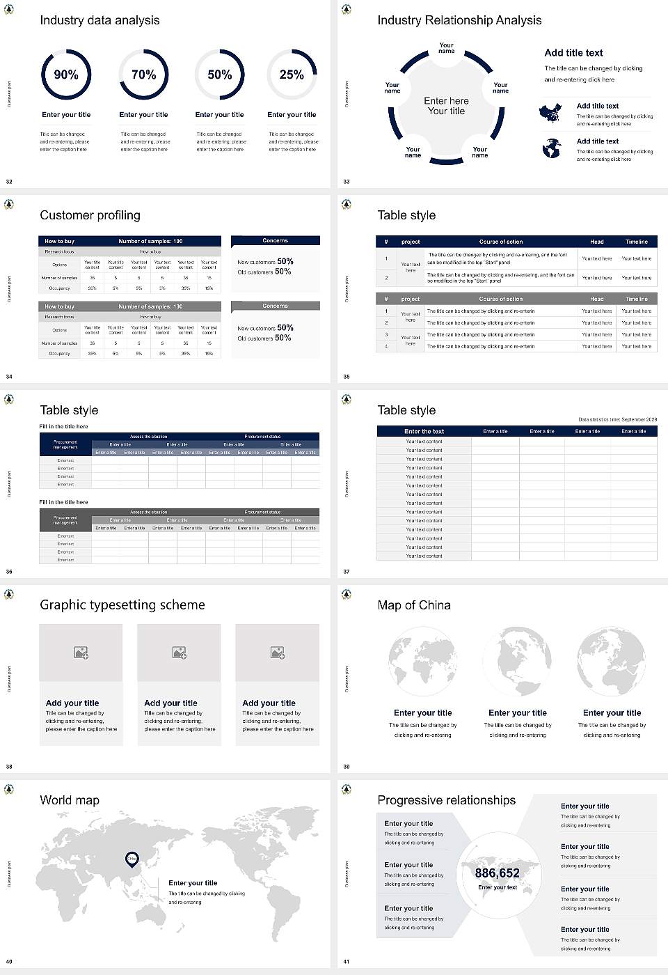 Dine College Competition/Entrepreneurship Contest PPT Template16:9 ratio PPT effect preview image5