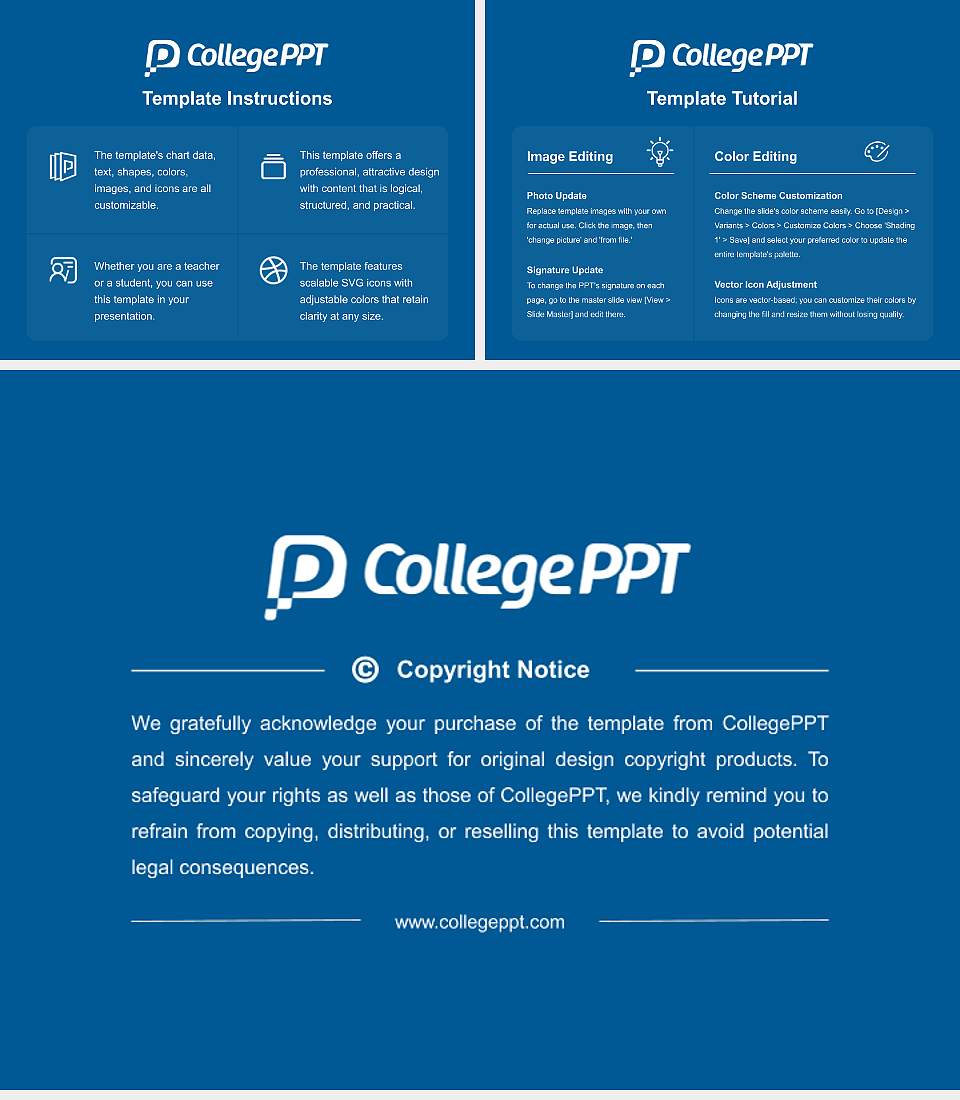 Lehman College Course/Courseware Creation PPT Template4:3 ratio PPT effect preview image5