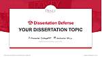 Dewey University-Carolina Pertahanan Tesis Templat PPT