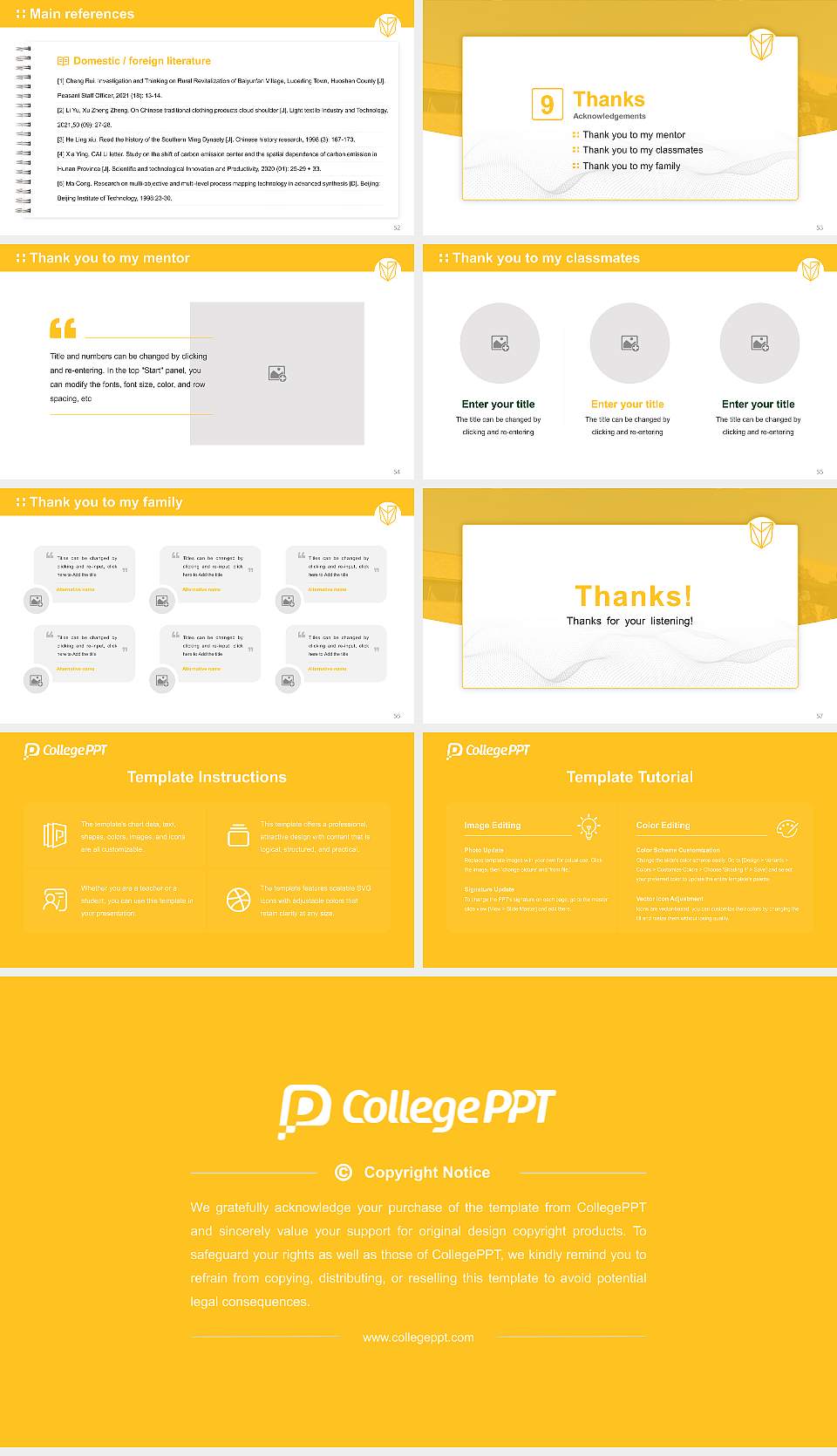 Devry University-Tennessee Graduation Thesis Defense PPT Template16:9 ratio PPT effect preview image7