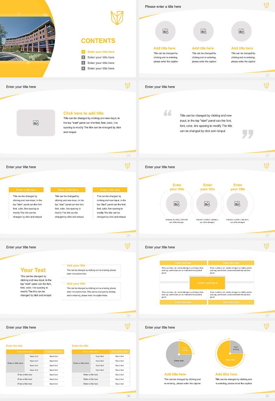 Devry University-Ohio Course/Courseware Creation PPT Template16:9 ratio PPT effect preview image2
