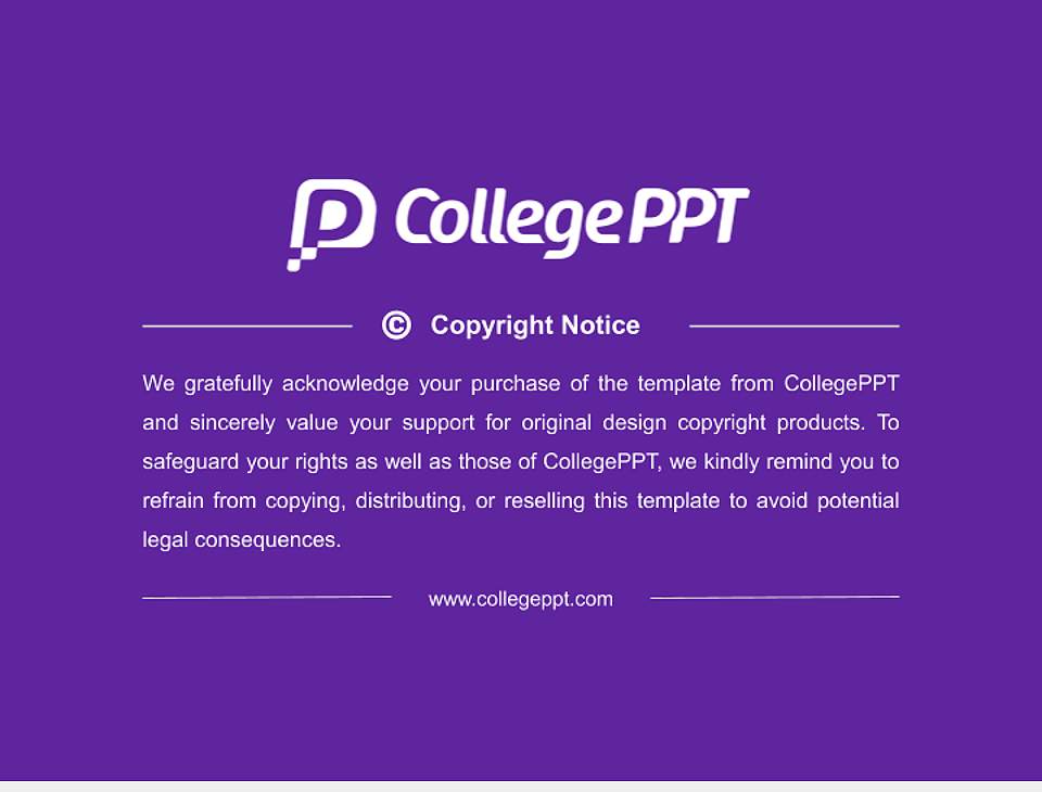 Hunter College Thesis Proposal/Graduation Defense PPT Template4:3 ratio PPT effect preview image5