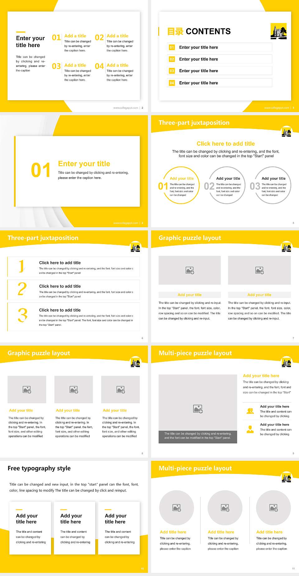 Depauw University Academic Presentation/Research Findings Report PPT Template4:3 ratio PPT effect preview image2