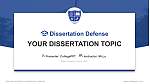 Dillard University Graduation Thesis Defense PPT Template