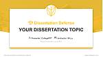 Devry University-Ohio Graduation Thesis Defense PPT Template