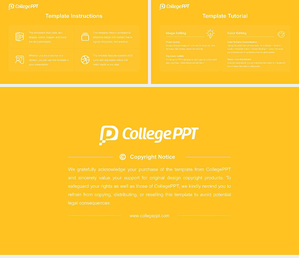 Devry University-Tennessee Course/Courseware Creation PPT Template16:9 ratio PPT effect preview image5
