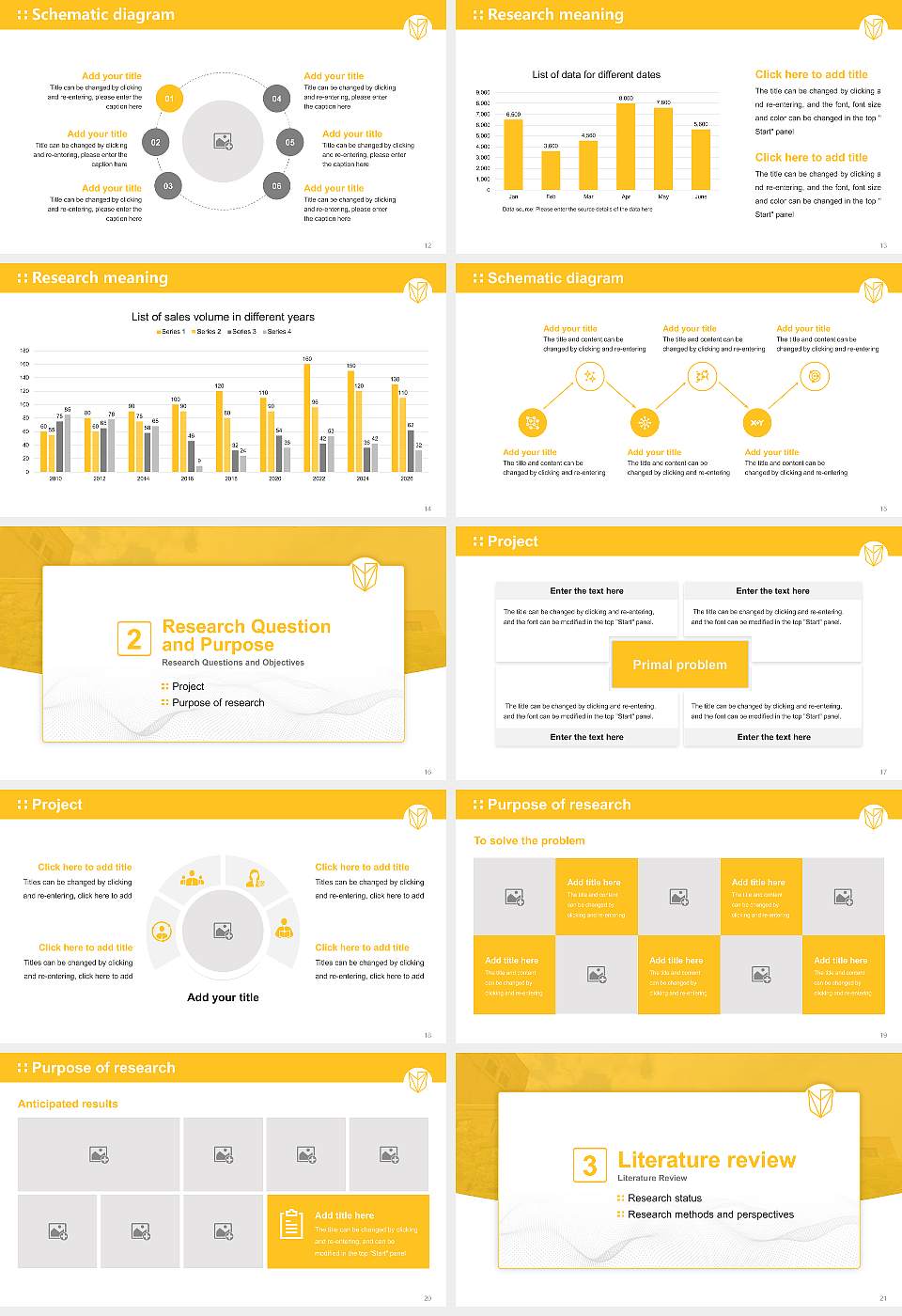 Devry University-Illinois Graduation Thesis Defense PPT Template16:9 ratio PPT effect preview image3