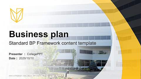 Devry University-New Jersey Competition/Entrepreneurship Contest PPT Template