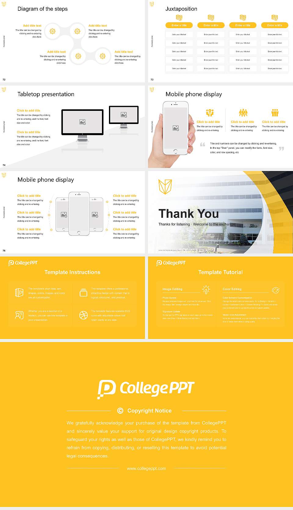 Devry University-New Jersey Competition/Entrepreneurship Contest PPT Template16:9 ratio PPT effect preview image9