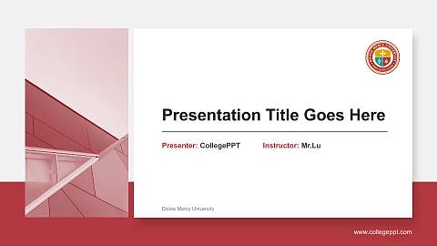 Divine Mercy University General Purpose PPT Template