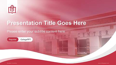 Desales University Lecture Sharing and Networking Event PPT Template