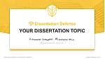 Devry University-Virginia Graduation Thesis Defense PPT Template