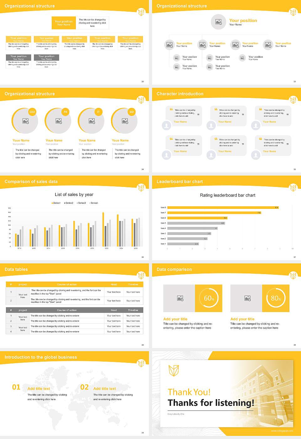 Devry University-Ohio Academic Presentation/Research Findings Report PPT Template16:9 ratio PPT effect preview image4