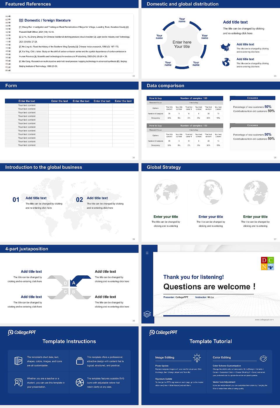 Denver College of Nursing Thesis Proposal/Graduation Defense PPT Template16:9 ratio PPT effect preview image4