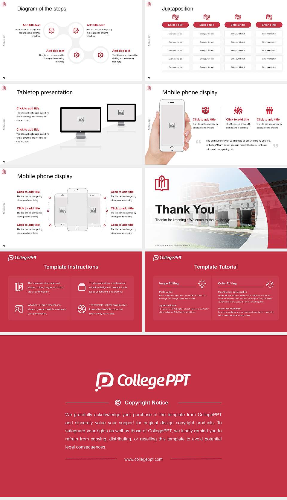 Desales University Competition/Entrepreneurship Contest PPT Template16:9 ratio PPT effect preview image9