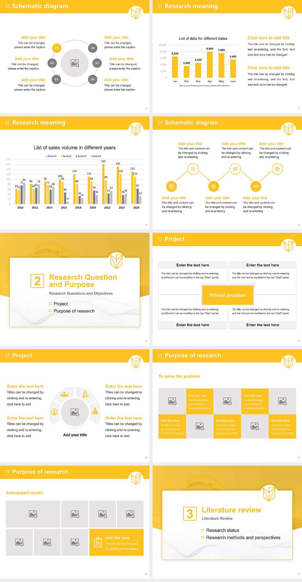 Devry University-North Carolina Graduation Thesis Defense PPT Template4:3 ratio PPT effect preview image3