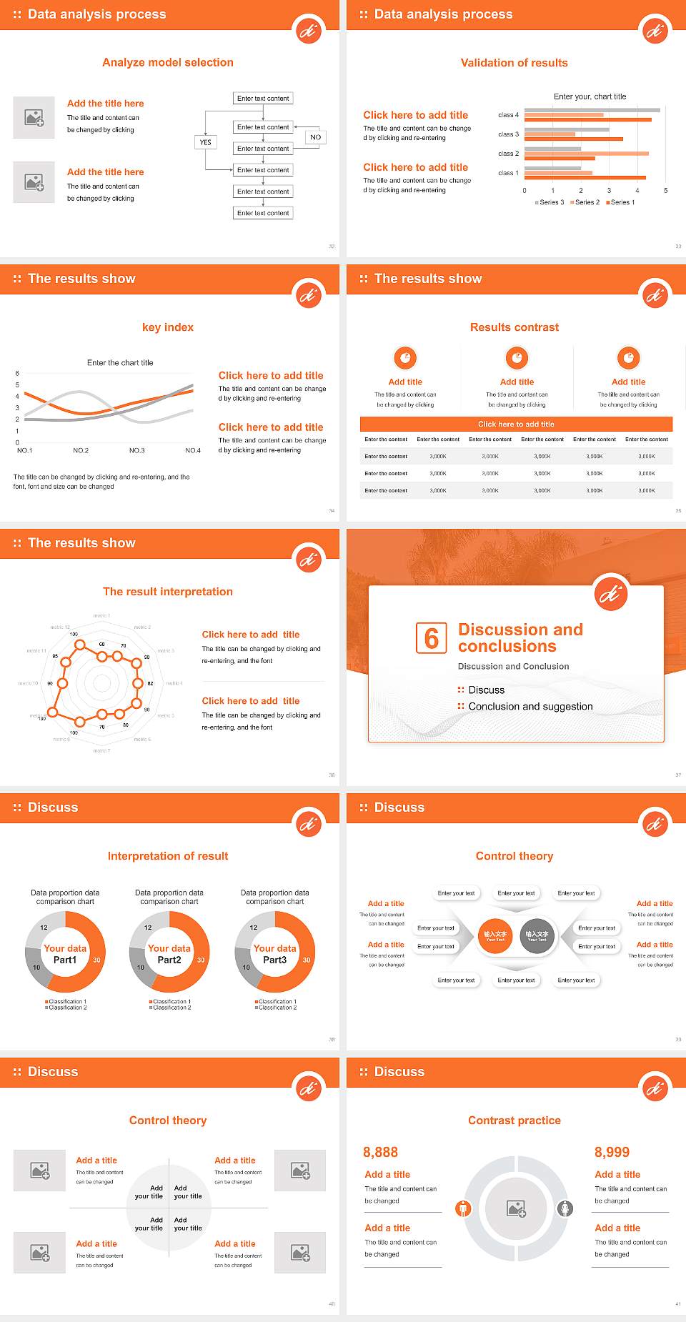 Design Institute of San Diego Graduation Thesis Defense PPT Template4:3 ratio PPT effect preview image5