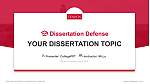 Denison University Graduation Thesis Defense PPT Template