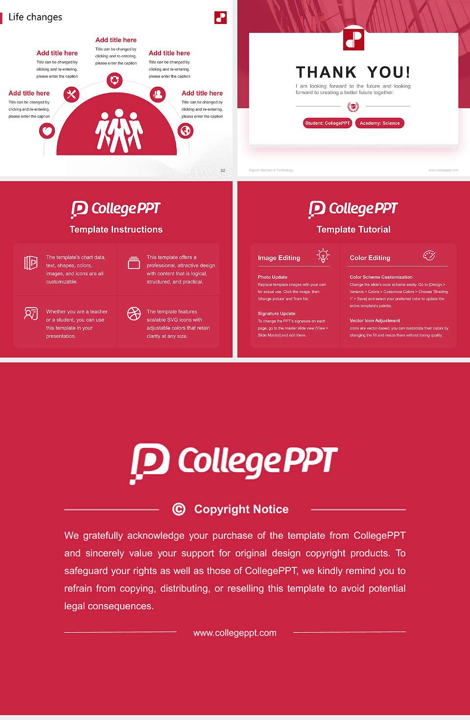 Digipen Institute of Technology National Scholarship Defense PPT Template4:3 ratio PPT effect preview image4