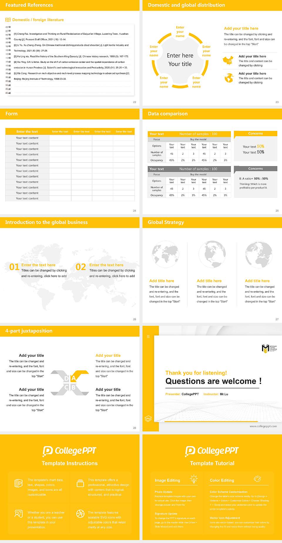 Medgar Evers College Thesis Proposal/Graduation Defense PPT Template4:3 ratio PPT effect preview image4