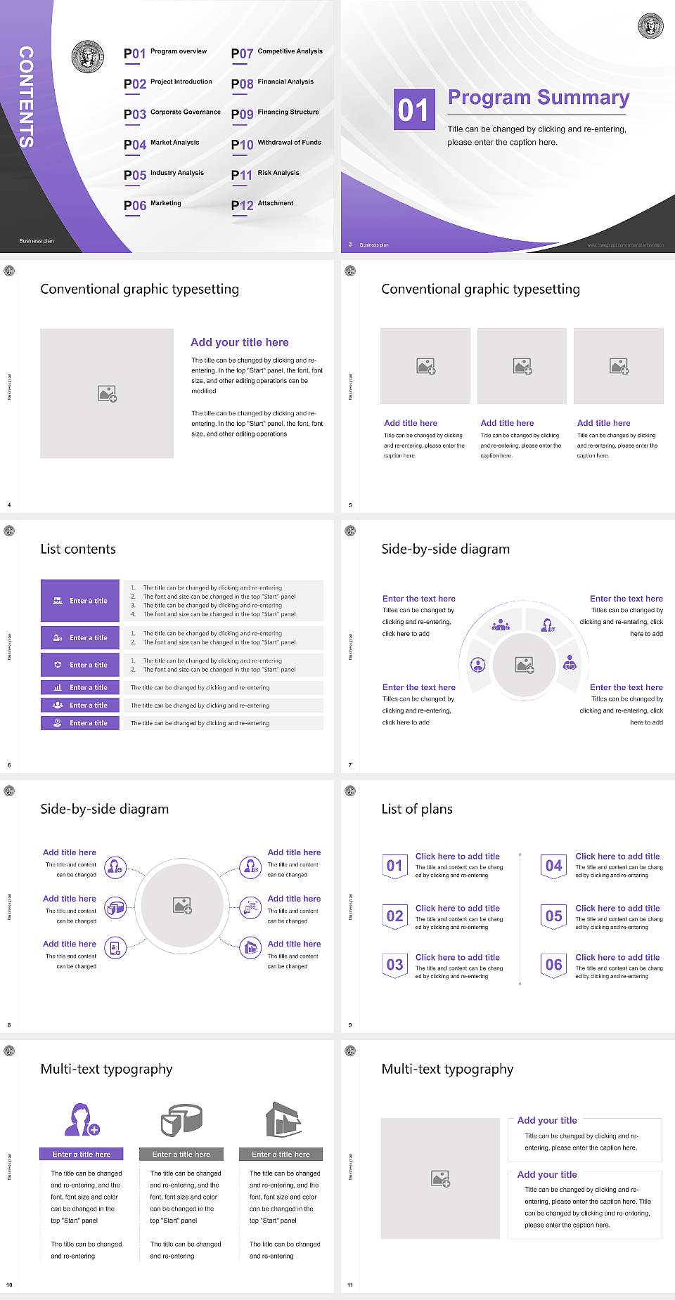 The City College of New York Competition/Entrepreneurship Contest PPT Template4:3 ratio PPT effect preview image2