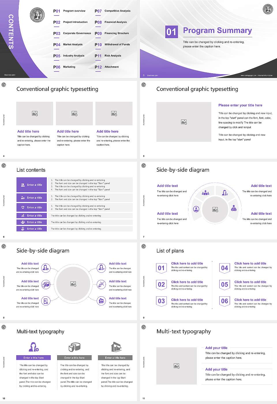 The City College of New York Competition/Entrepreneurship Contest PPT Template16:9 ratio PPT effect preview image2