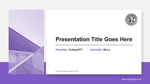 The City College of New York General Purpose PPT Template