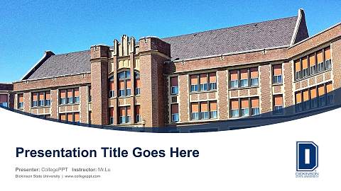 Dickinson State University Course/Courseware Creation PPT Template