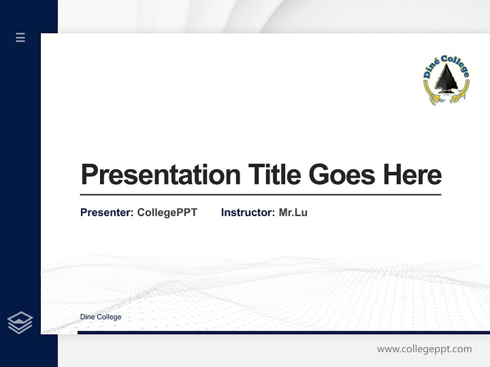 Dine College Thesis Proposal/Graduation Defense PPT Template4:3 ratio PPT effect preview image5