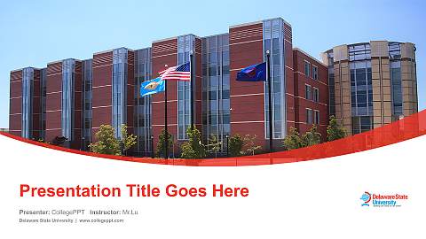 Delaware State University Course/Courseware Creation PPT Template